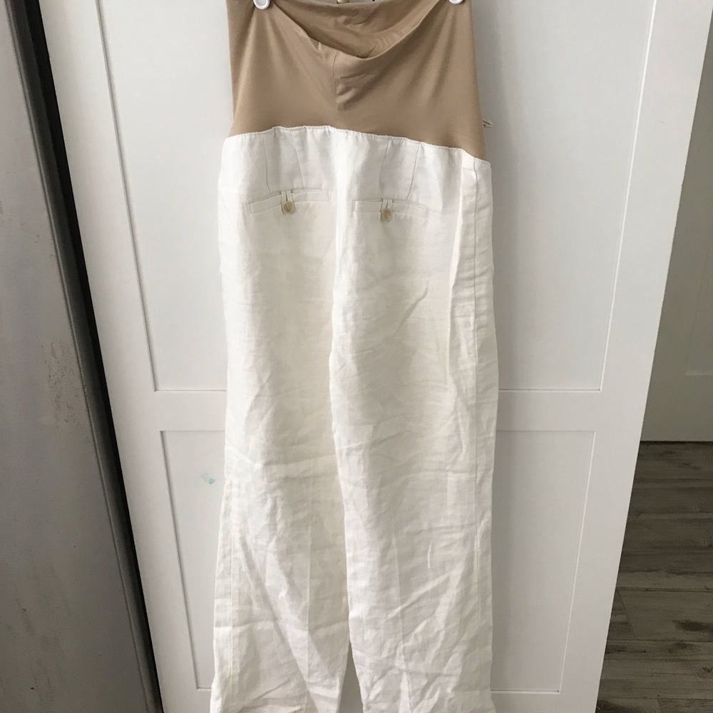 Maternity linen pants